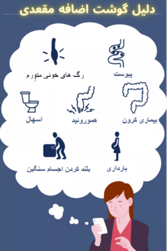 دلیل گوشت اضافه مقعدی