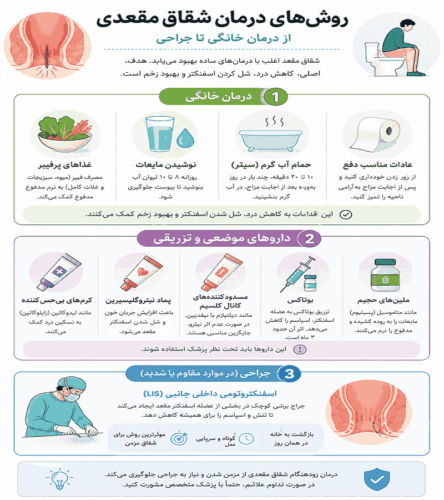 روش های درمان شقاق